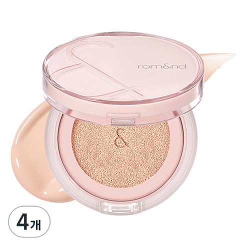 롬앤 블룸 인 커버핏 쿠션 15g, 19 퓨어, 4개