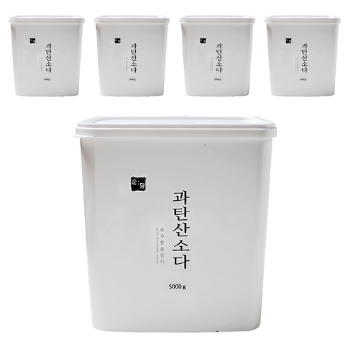 순담 과탄산소다 세정제, 5kg, 5개