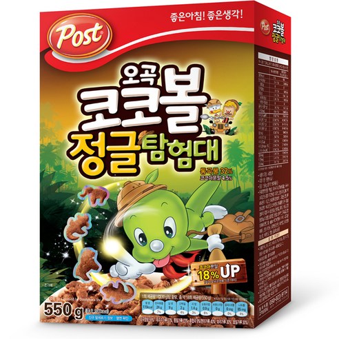 포스트 코코볼정글탐험대550g, 550g, 1개 초코시리얼 Best Top5