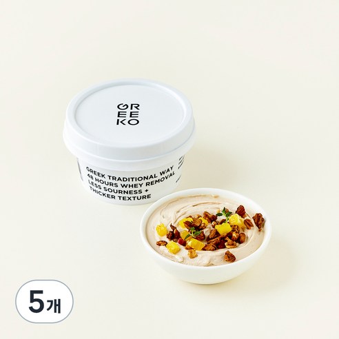 [로켓프레시] 그릭오 홍차 밀크티 그릭 요거트, 100g, 5개