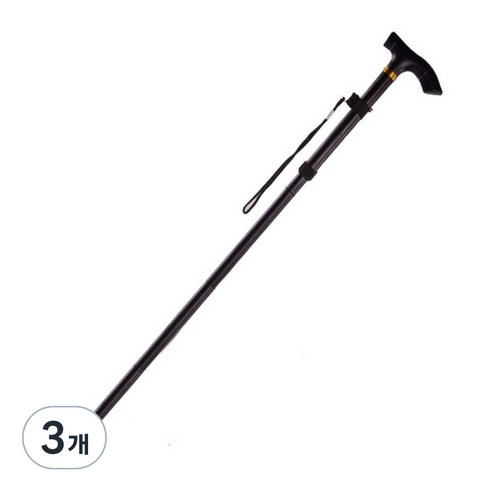 마샤투 접이식 지팡이, 블랙, 3개