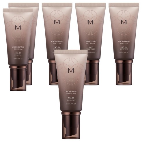미샤 M 초보양 비비크림 SPF30 PA++, 23호 차분한베이지, 50ml, 6개