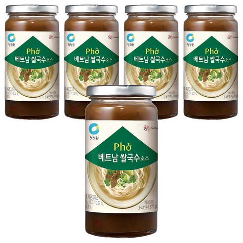 청정원 베트남 쌀국수 소스, 370g, 5개