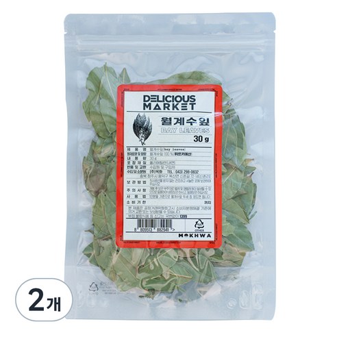 딜리셔스마켓 월계수 잎, 30g, 2개