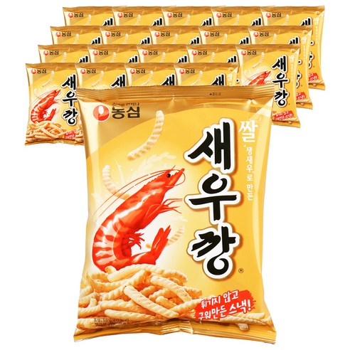 농심 쌀새우깡 80g x 15개 봉지 과자 간식