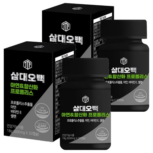삼대오백 아연 항산화 프로폴리스 올인원, 30정, 2개