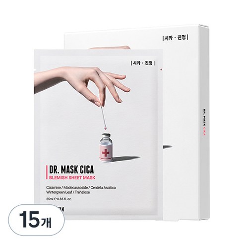 로벡틴 시카 진정 마스크팩, 1개입, 15개