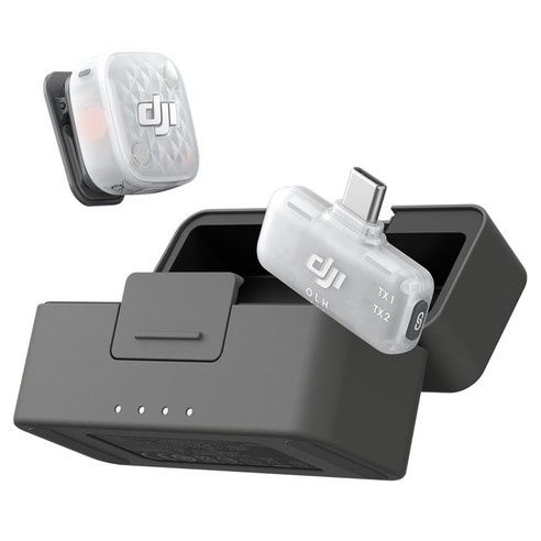 DJI Mic Mini 2S 1 TX + 1 모바일 RX + 충전 케이스 세트, 혼합색상