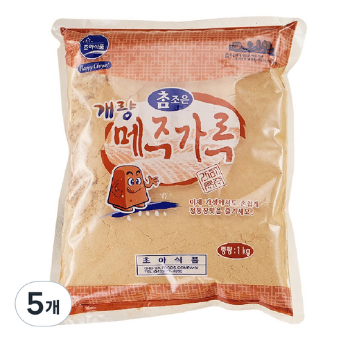 초야식품 참조은 개량메주가루, 5개, 1kg