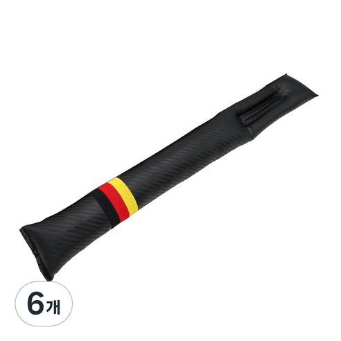 엠노블 차량용 카본룩 틈새쿠션, 카본룩 + 독일, 6개