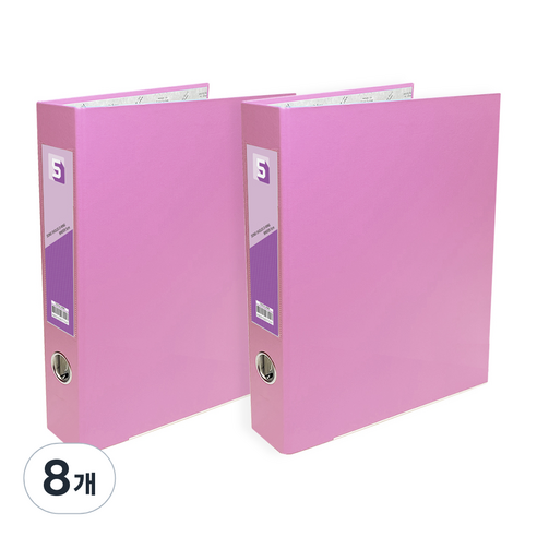 투코비 도노 D링 바인더 3공 A4 5cm, 보라, 8개