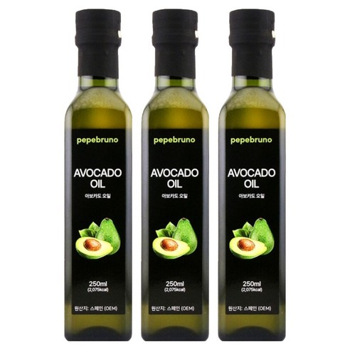 페페브루노 아보카도 오일, 250ml, 3개