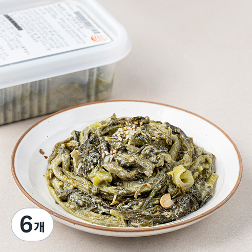 더반찬 시래기된장지짐, 6개, 250g