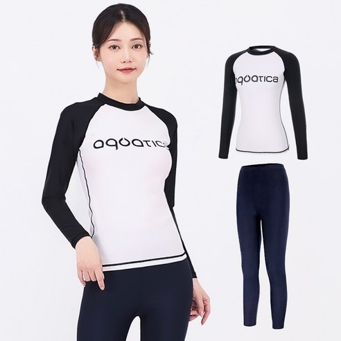 아쿠아티카 여성용 래쉬가드 상하의세트 AQAWTS23003