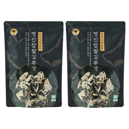 만전김 명인 찹쌀 김부각, 70g, 2개