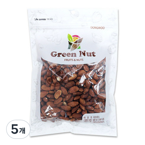 그린너트 구운 아몬드, 400g, 5개