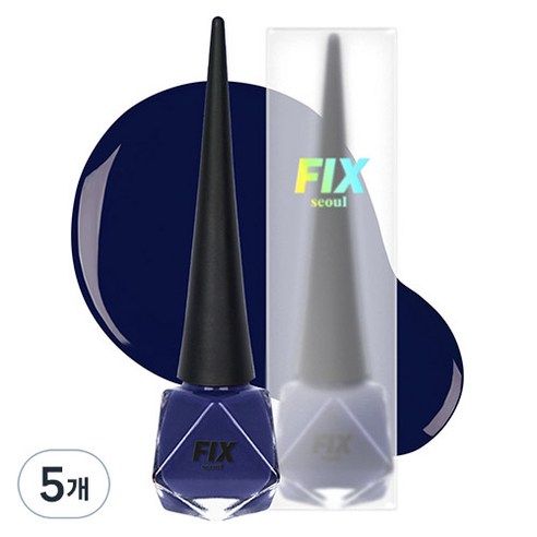 픽스서울 네일라커 매니큐어, 06 단청 너머 하늘, 8ml, 5개