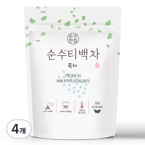 순수한집 쑥차 삼각티백, 1g, 50개입, 4개