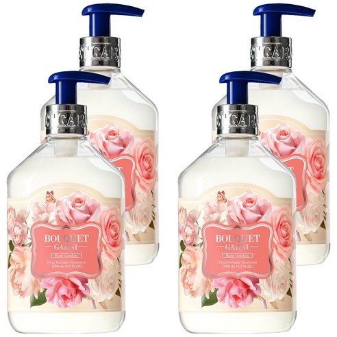 부케가르니 딥퍼퓸 트리트먼트 로즈가든, 500ml, 4개