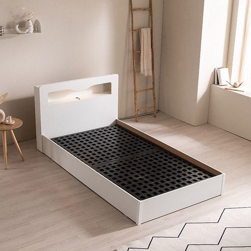 편안함과 스타일을 놓치지 마세요: 삼익가구 로이 LED 평상형 침대 프레임 + 매트리스 세트