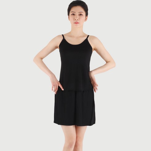 테라우드 인견 싱글 속치마 3부 2p