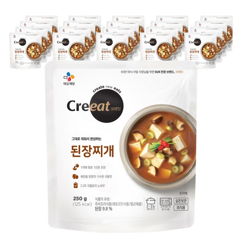 크레잇 된장찌개, 250g, 32개