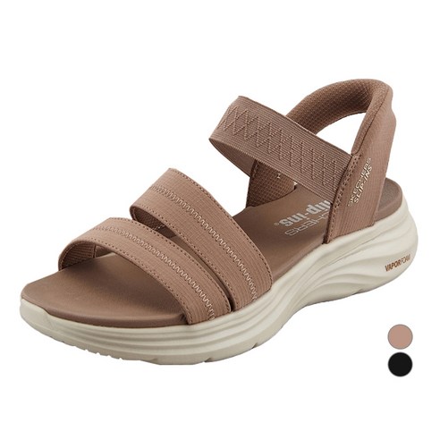 겨울에도 포근함을 놓치지 마세요: 스케쳐스 여성용 베이퍼 폼 샌들 SL0WSCFM08 스케쳐스여성샌들