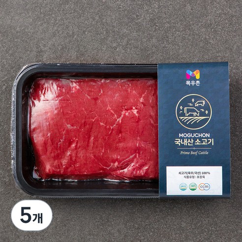 목우촌 국내산 소고기 우둔 장조림용 (냉장), 300g, 5개