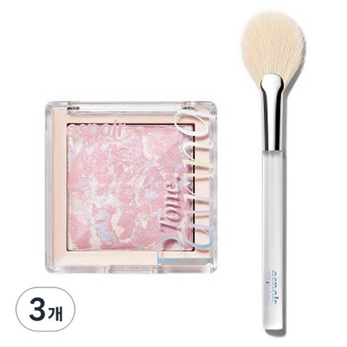 에스쁘아 톤페어링 하이라이터 9.6g, 2호 핑크 마린, 3개