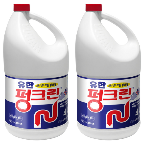펑크린 배수구세정제, 4L, 2개