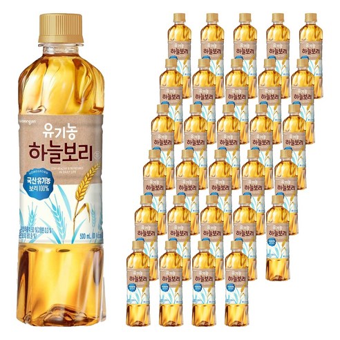 하늘보리 유기농 차 음료, 500ml, 48개