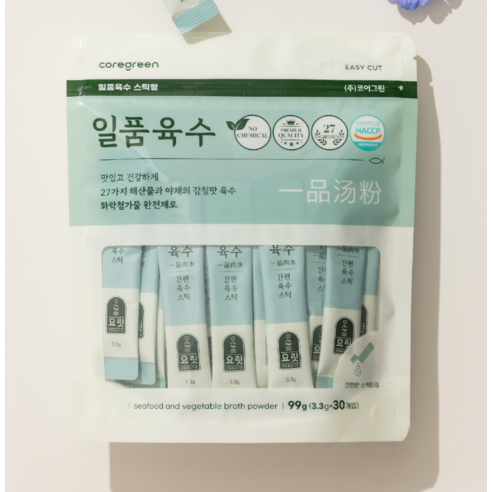 요릿 일품육수 파우치로 완성하는 미식의 세계