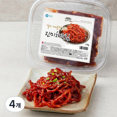 일미 매콤맛있는 진미채조림, 150g, 4개
