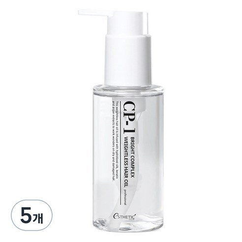 씨피원 브라이트 콤플렉스 웨이트리스 헤어오일, 5개, 100ml