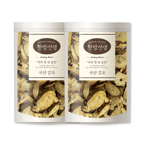 한방선생 국산 감초, 100g, 2개