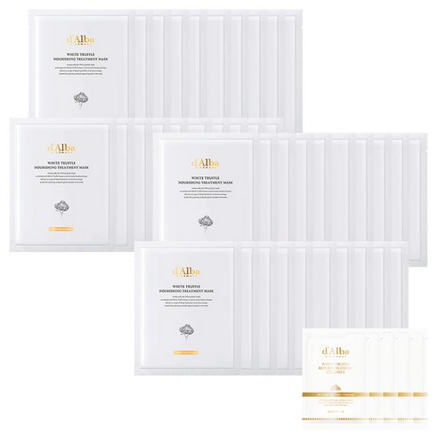 달바 화이트 트러플 너리싱 트리트먼트 마스크 25ml, 5개입, 8개