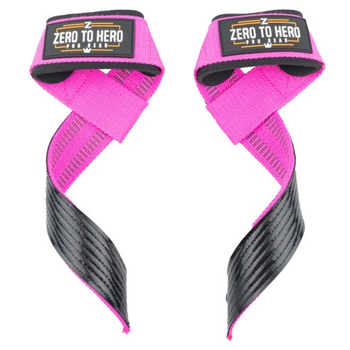 제로투히어로 논슬립 헬스스트랩, Type2PINK, 1세트