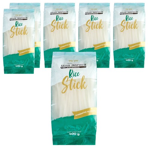 더블드래곤 라이스 누들 쌀국수면 1mm, 400g, 6개