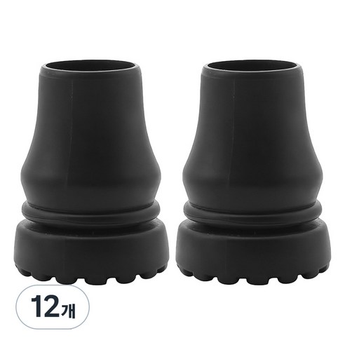 Dr.펠리스제이 지팡이 고무 패킹 리필 22mm, 블랙, 12개