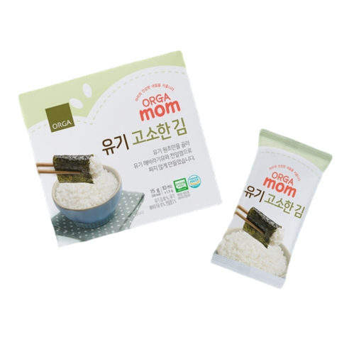 올가홀푸드 유기 고소한 김 1.5g 6p, 10개