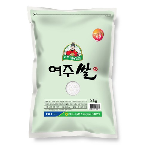 농협 대왕님표 여주쌀 진상미, 2kg, 1개