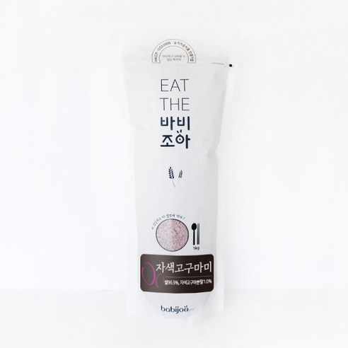 바비조아 자색고구마미, 1kg, 2개