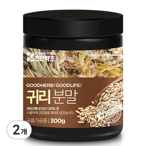 조은약초 볶은귀리가루, 300g, 2개