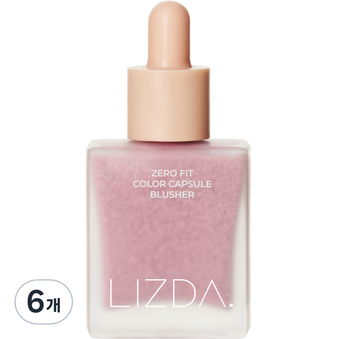 리즈다 제로 핏 컬러 캡슐 블러셔 10ml, 핑크 페어리, 6개