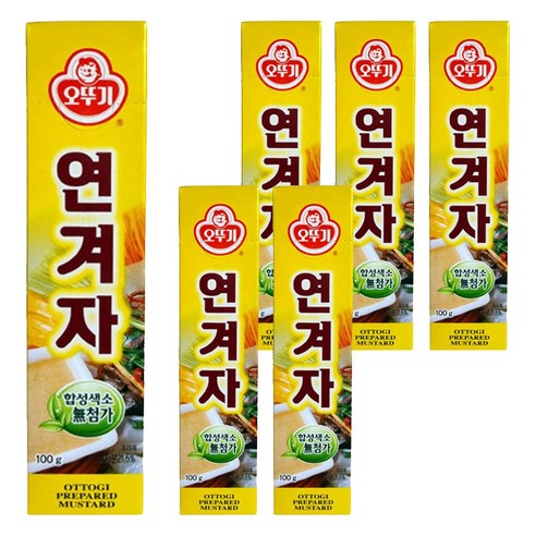 오뚜기 연겨자, 100g, 6개