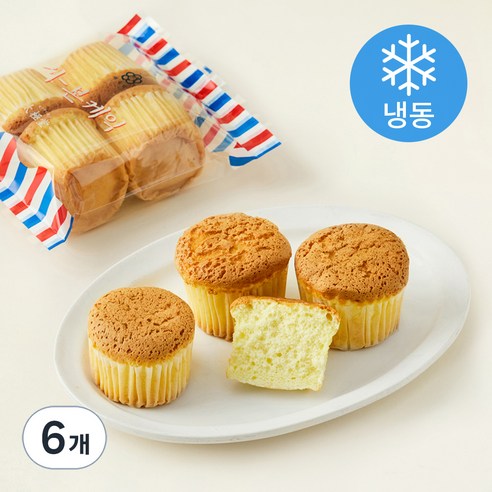 태극당 시본케익 (냉동), 32.5g, 4개입, 6개
