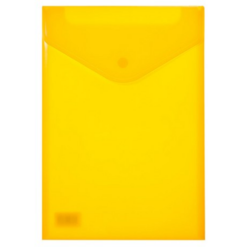 ECOCHUNGWOON PP 黏扣袋 A4 黃色5個 文具 辦公用品 學習用品 檔案 信封檔案 紙袋 信封 A4