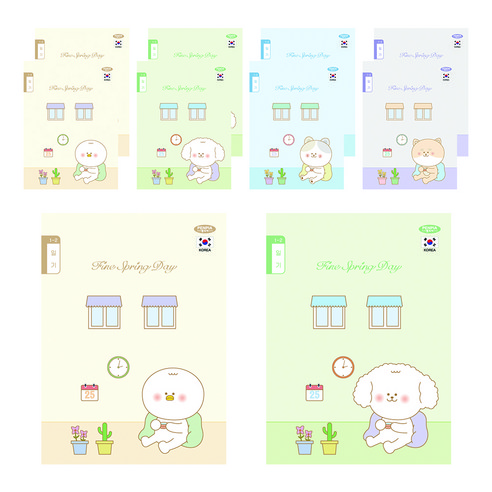 펜피아 800 초등노트 1-2 일기, A, B, C, D(랜덤발송), 10개