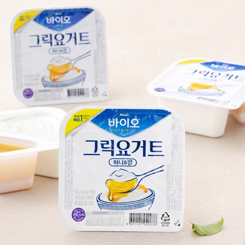 매일유업 바이오 그릭요거트 허니 & 밤 4개입, 600g, 3개