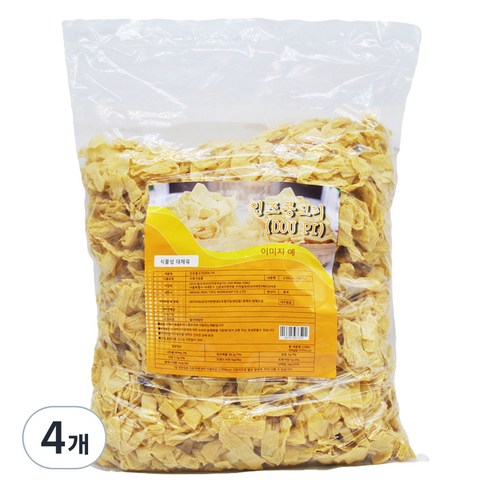 두부피 푸주건두부면 인조고기, 4개, 2.5kg